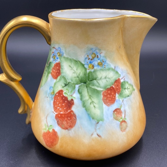 Vintage Signed fine porcelain pitcher - Picture 5 of 13